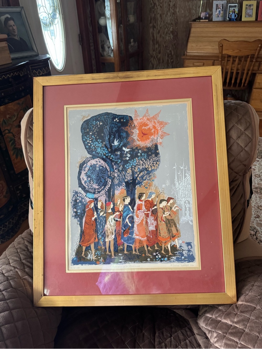 Limited Edition Screen Print called, “Procession of the Musicians “